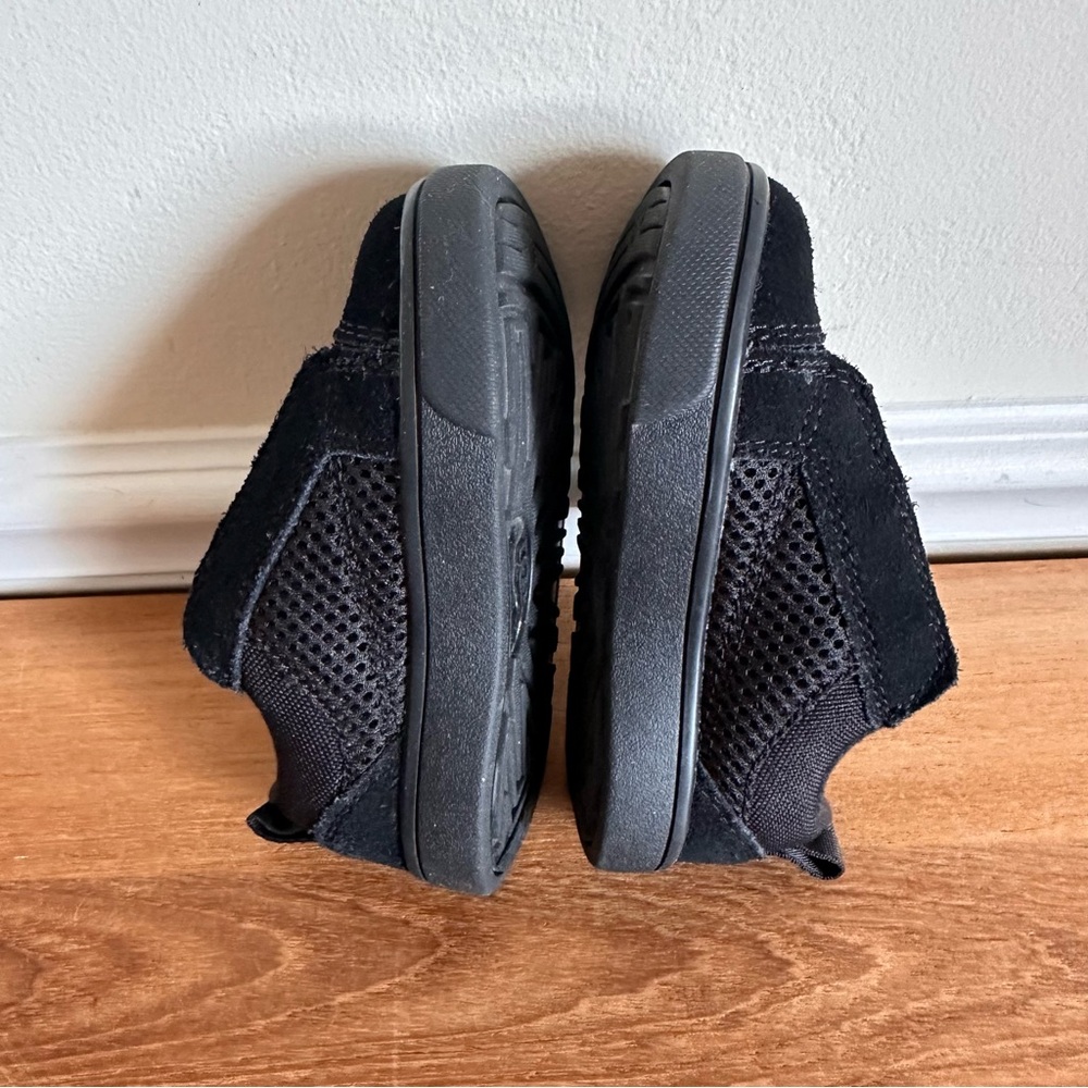 UGG Rennon Low Black Suede Kids Toddler Boy Girl Sneakers Size 6 - Picture 7 of 9